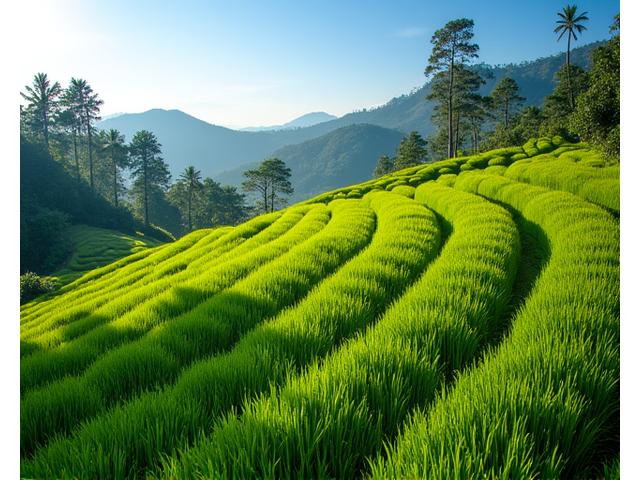 Rice terraces in Bali, Indonesia